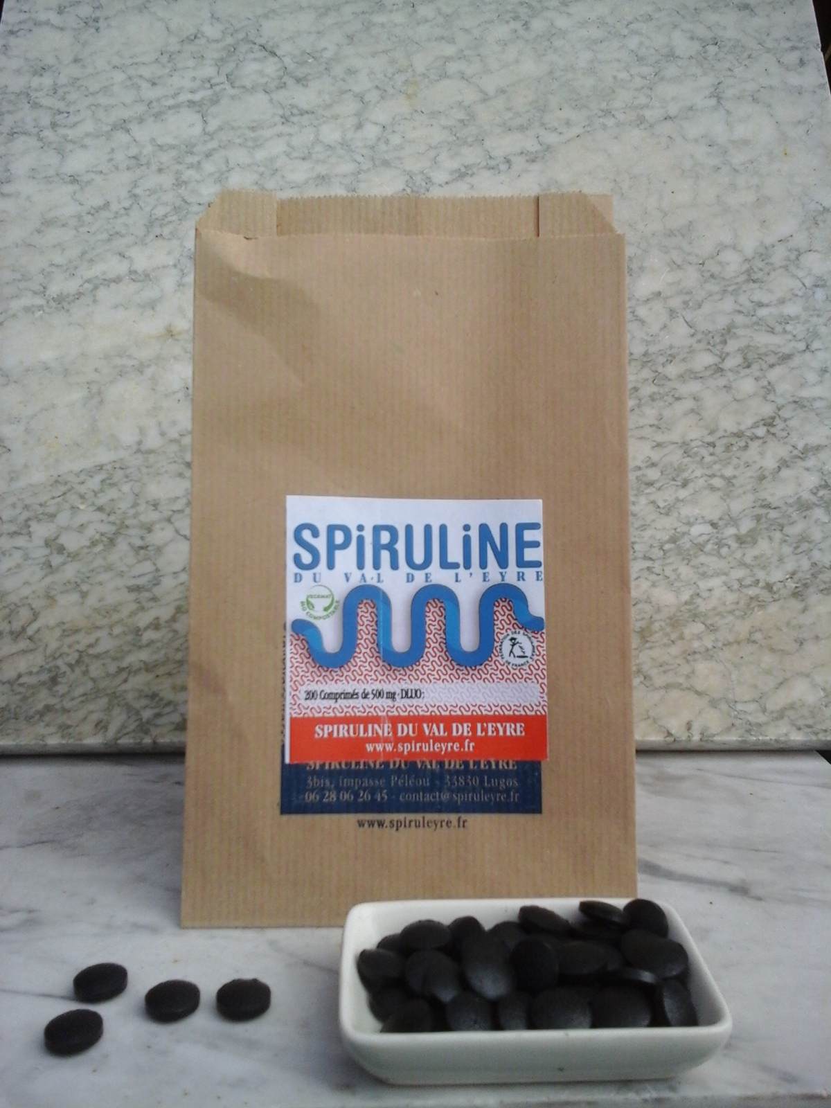 Spiruline comprimés 100g Spiruline comprimés 100g