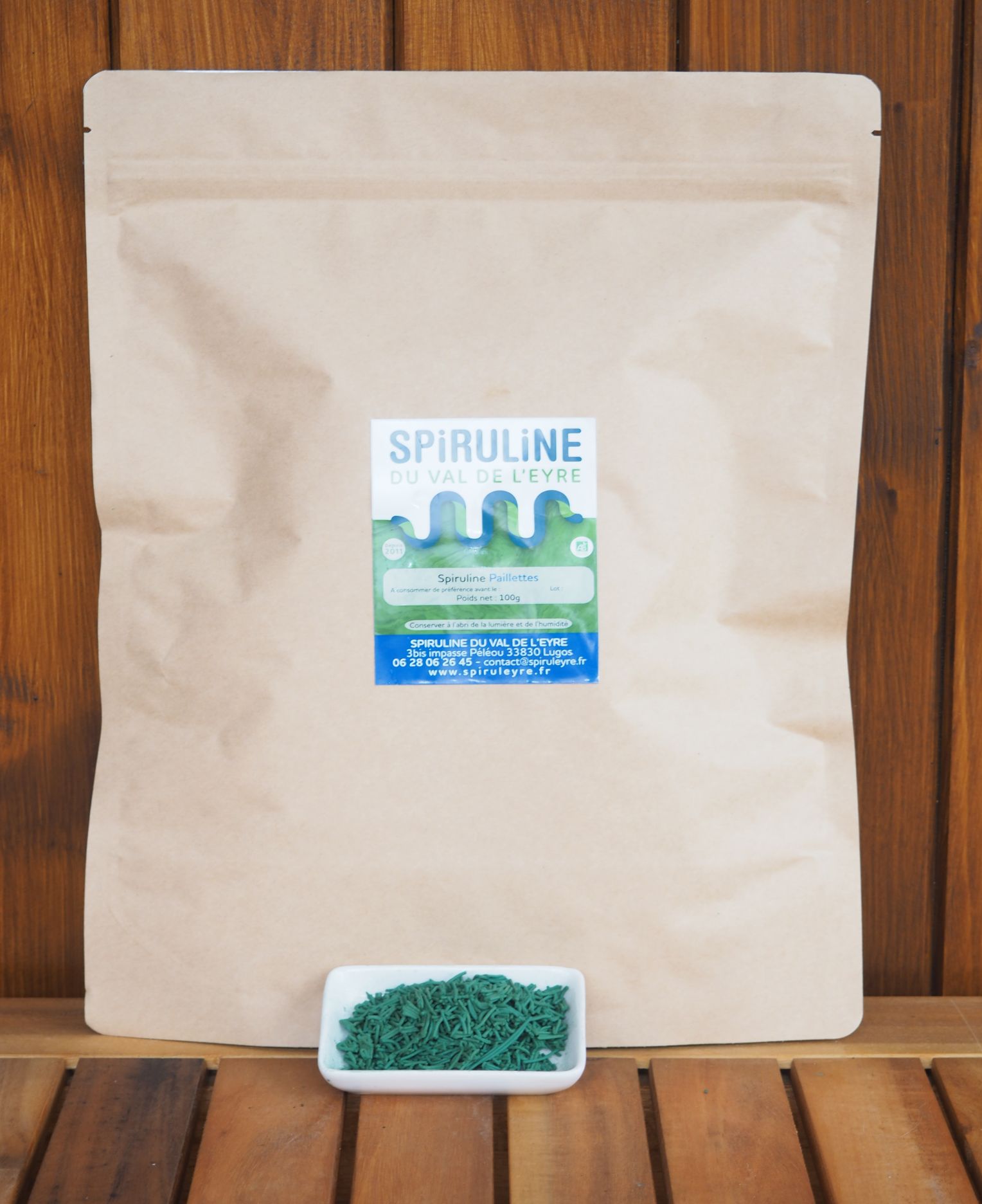 Spiruline paillettes 250 g